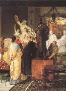 Alma-Tadema, Sir Lawrence A Sculpture Gallery in Rome at the Time of Augustus (mk23) china oil painting reproduction